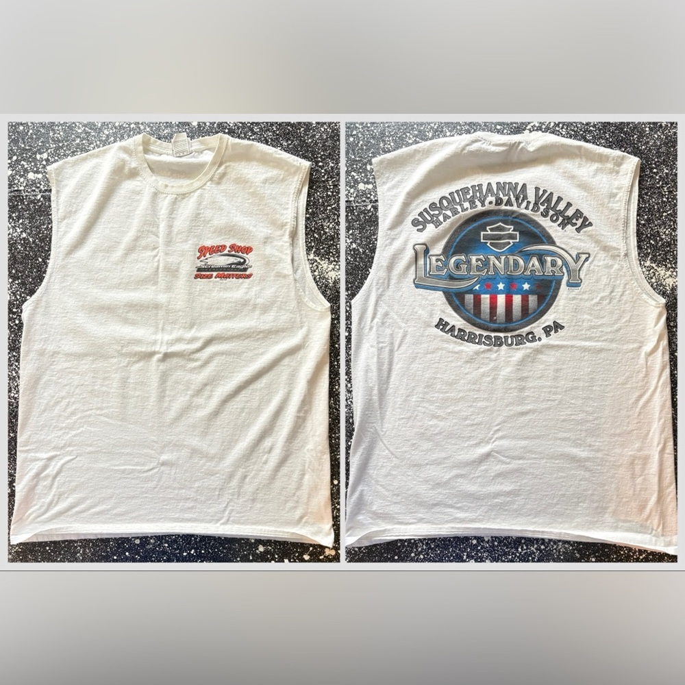 Harley-Davidson Sleeveless T-Shirt Size 2XL